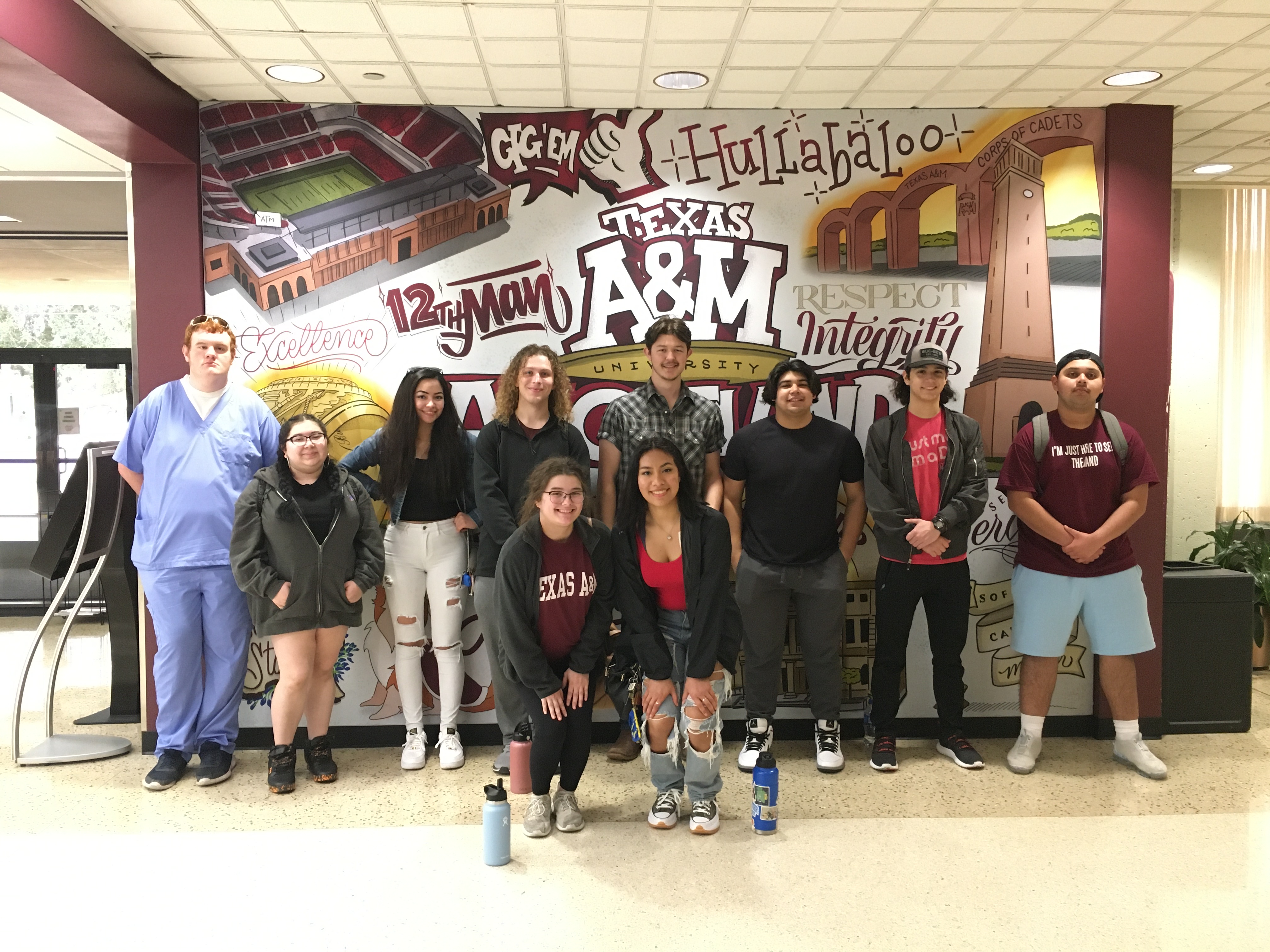 Students at Texas A&M