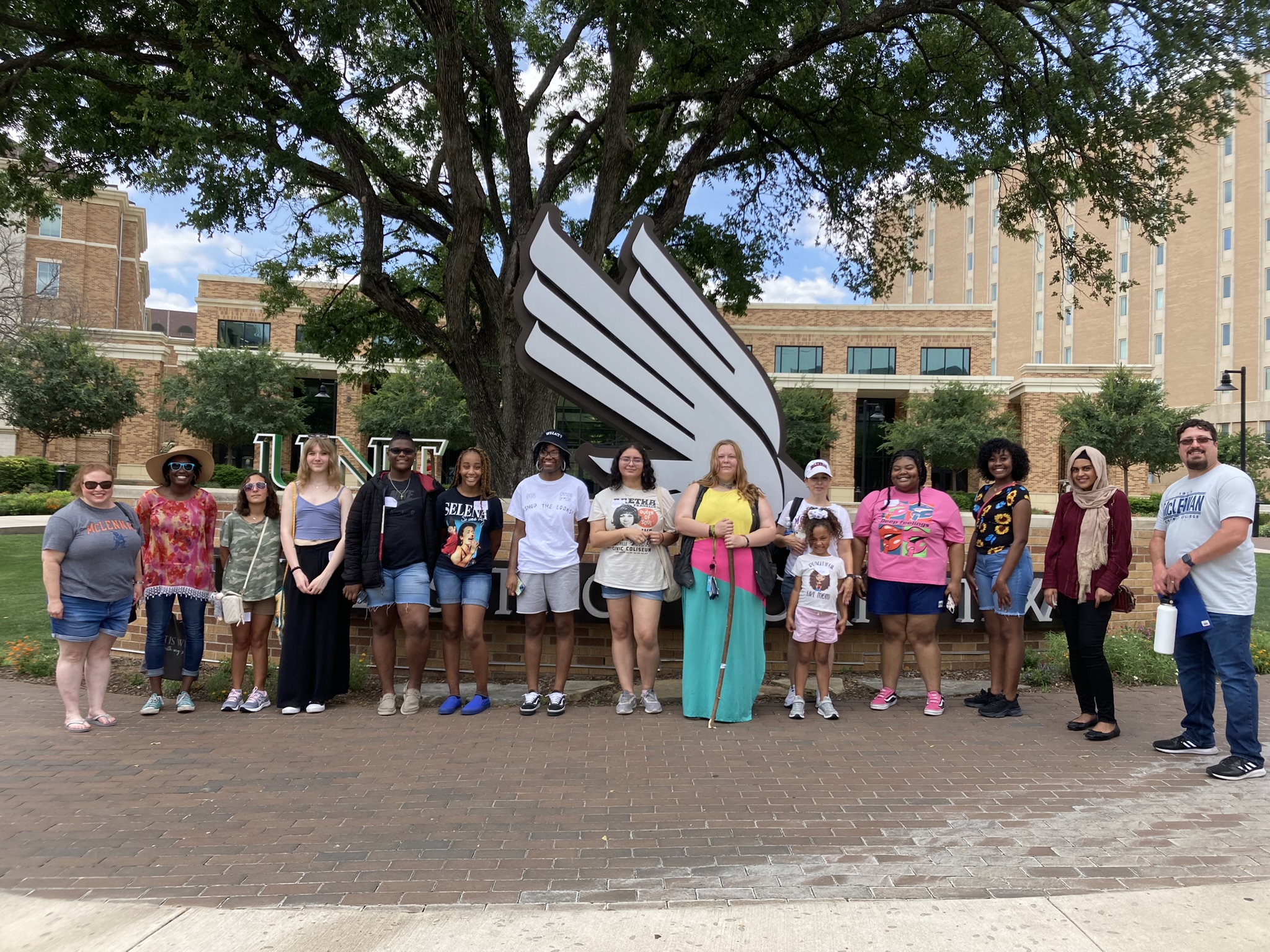 Students at UNT