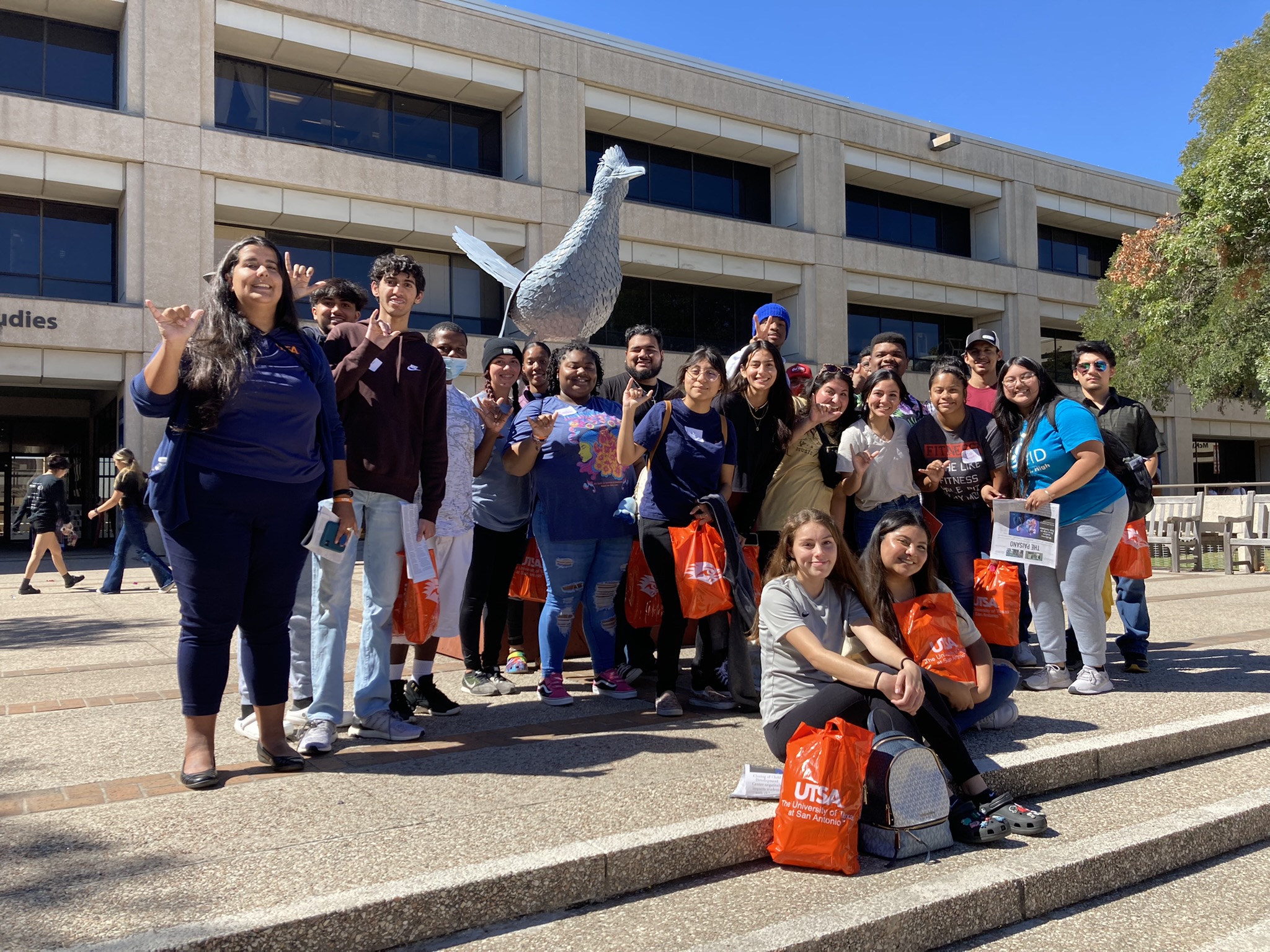 Students at UTSA