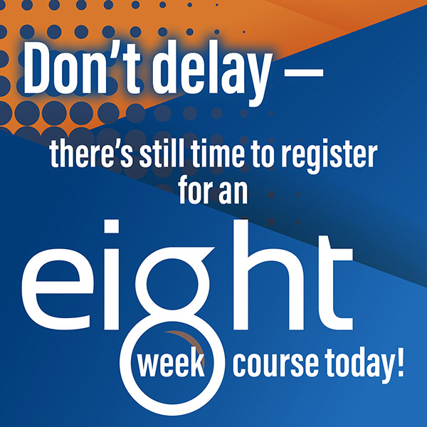 Register for Second 8-Week Courses