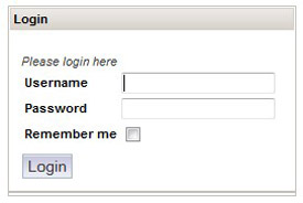 login window example